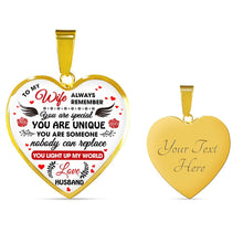 Load image into Gallery viewer, Luxury Charm Heart Necklace Husband to Wife