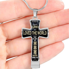Load image into Gallery viewer, John 3:16 Luxury Cross Necklace