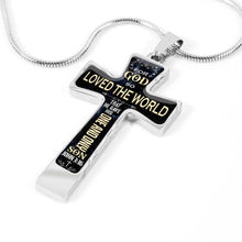 Load image into Gallery viewer, John 3:16 Luxury Cross Necklace