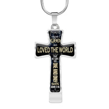 Load image into Gallery viewer, John 3:16 Luxury Cross Necklace