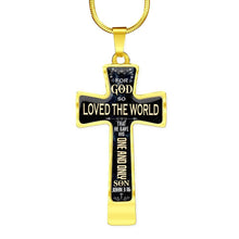 Load image into Gallery viewer, John 3:16 Luxury Cross Necklace