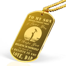 Load image into Gallery viewer, Love Son Gold Necklace