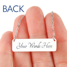 Load image into Gallery viewer, Heart Beat  Horizontal Necklace