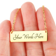 Load image into Gallery viewer, Heart Beat  Horizontal Necklace