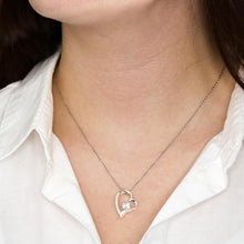 Load image into Gallery viewer, Forever Love Necklace Husband to Wife (White/Yellow Gold)